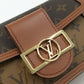 Louis Vuitton Dauphine MM Chain Monogram Reverse  Shoulder Bag