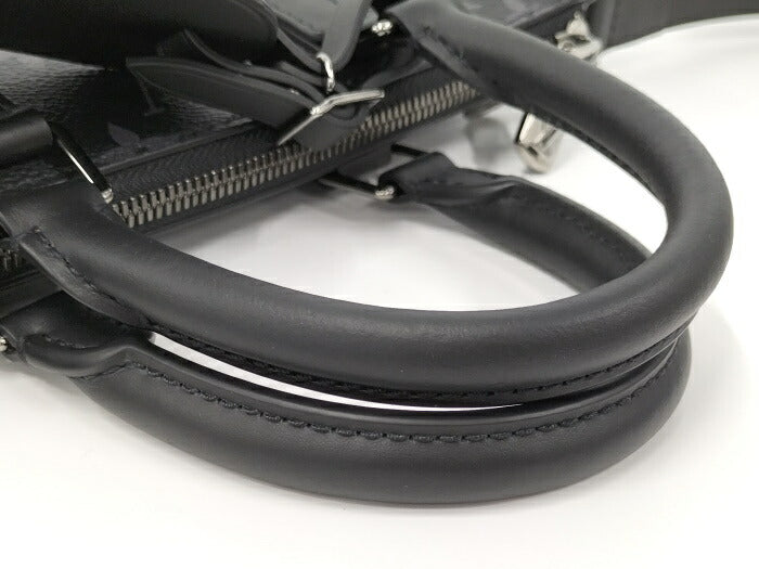 Louis Vuitton Sac Plat Monogram Eclipse Shoulder Bag Black