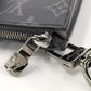 Louis Vuitton Sac Plat Monogram Eclipse Shoulder Bag Black
