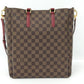 Louis Vuitton Belmont NV MM Damier Leather Cherry Berry Handbag  Brown