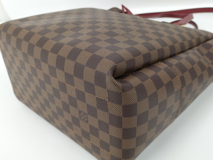 Louis Vuitton Belmont NV MM Damier Leather Cherry Berry Handbag  Brown