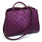 Louis Vuitton Montaigne MM  Monogram Emplant Amethyst Shoulder Bag