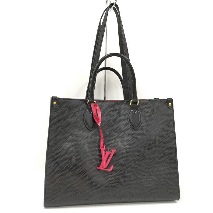 Louis Vuitton On The Go PM Epi Tote Bag Black
