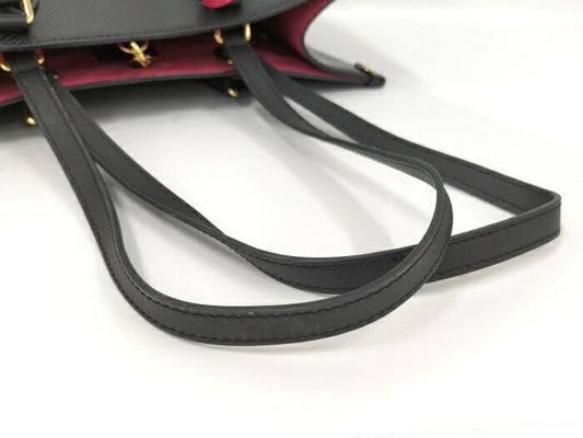 Louis Vuitton On The Go PM Epi Tote Bag Black