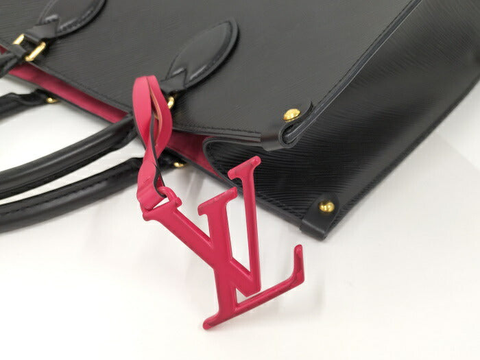 Louis Vuitton On The Go PM Epi Tote Bag Black