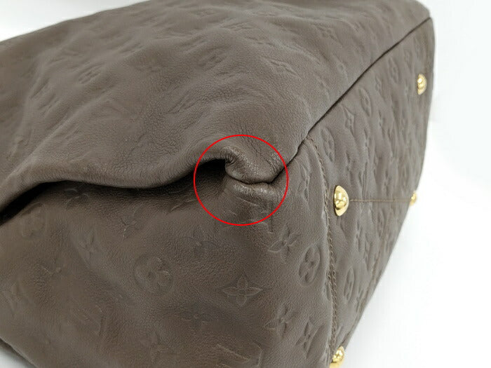 Louis Vuitton Artsy MM Monogram Emplant Ombre Shoulder Bag
