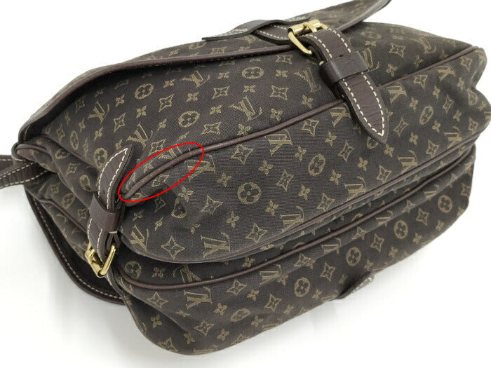Louis Vuitton Saumur 30 Minilan Canvas Ebene Shoulder Bag