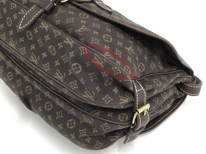 Louis Vuitton Saumur 30 Minilan Canvas Ebene Shoulder Bag