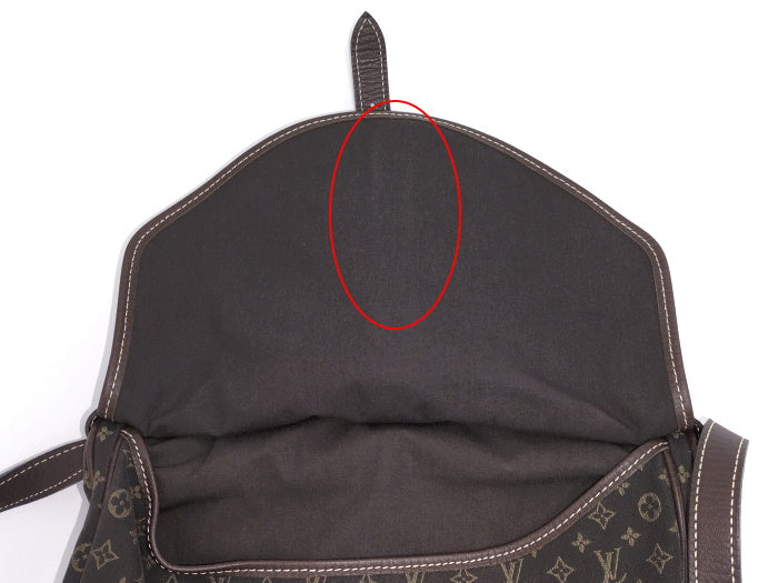 Louis Vuitton Saumur 30 Minilan Canvas Ebene Shoulder Bag