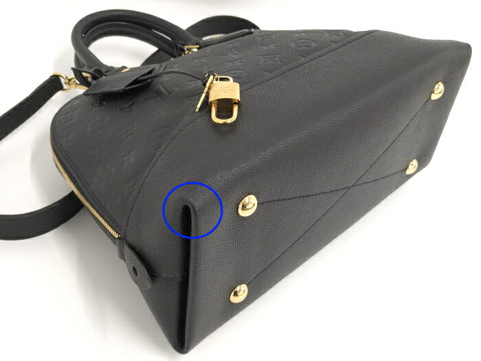 Louis Vuitton Neo Alma Monogram Emplant Leather Shoulder Bag