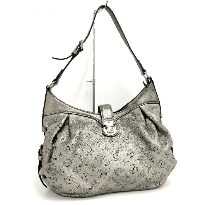 Louis Vuitton L Mahina Arjan Metallic Leather Shoulder Bag