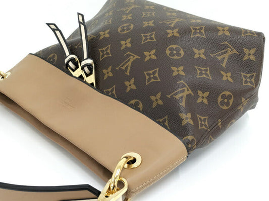 Louis Vuitton Tuileries Buzass  Sesame Peche Creme Handbag