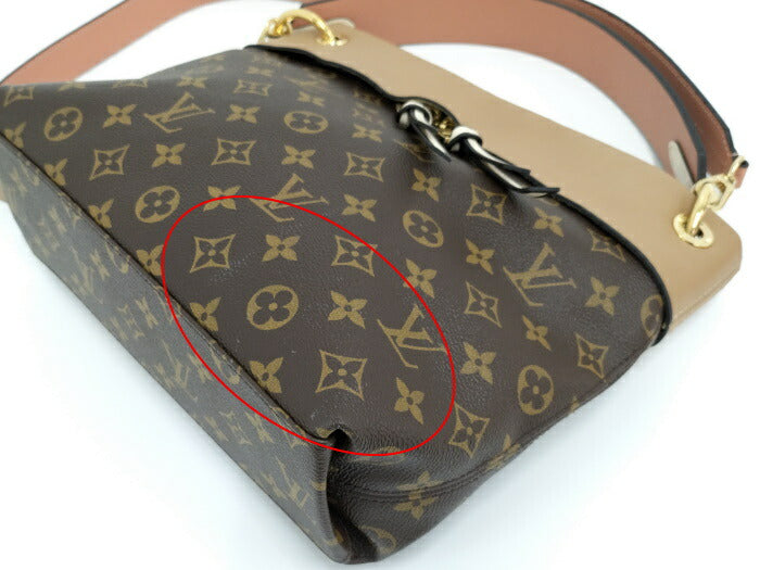 Louis Vuitton Tuileries Buzass  Sesame Peche Creme Handbag