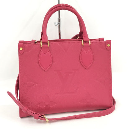 Louis Vuitton On The Go PM Monogram Emplant Shoulder Bag