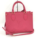 Louis Vuitton On The Go PM Monogram Emplant Shoulder Bag