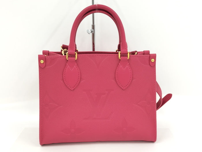 Louis Vuitton On The Go PM Monogram Emplant Shoulder Bag