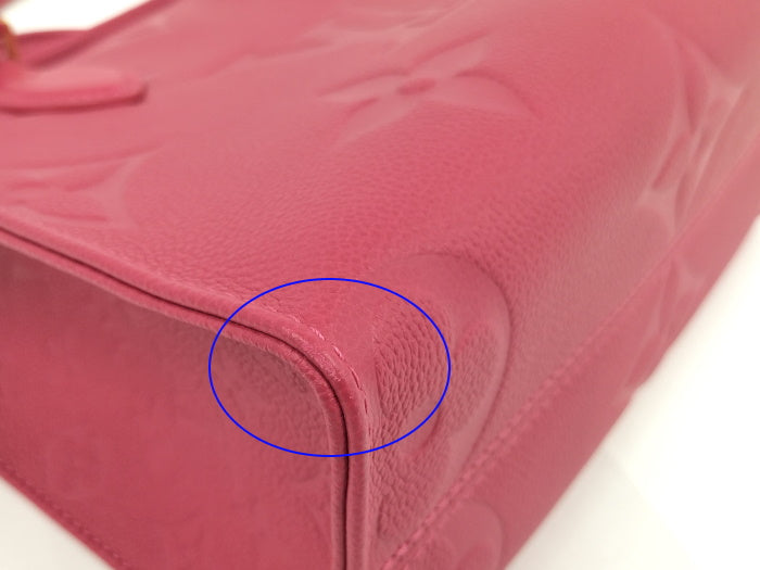 Louis Vuitton On The Go PM Monogram Emplant Shoulder Bag