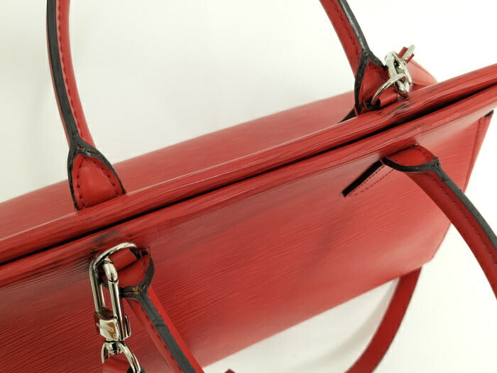 Louis Vuitton Marly MM Epi Coquelicot Shoulder Bag