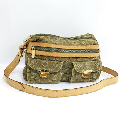 Louis Vuitton Baggy PM Monogram Denim Khaki Shoulder Bag