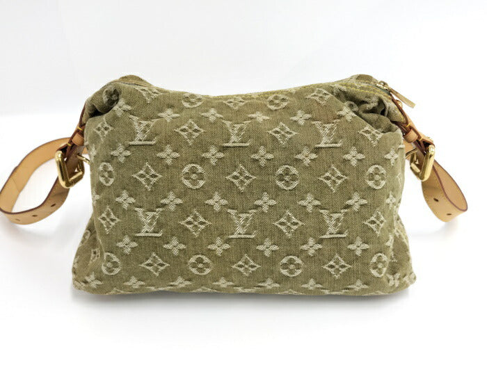 Louis Vuitton Baggy PM Monogram Denim Khaki Shoulder Bag