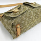 Louis Vuitton Baggy PM Monogram Denim Khaki Shoulder Bag