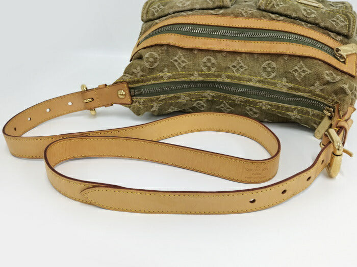 Louis Vuitton Baggy PM Monogram Denim Khaki Shoulder Bag