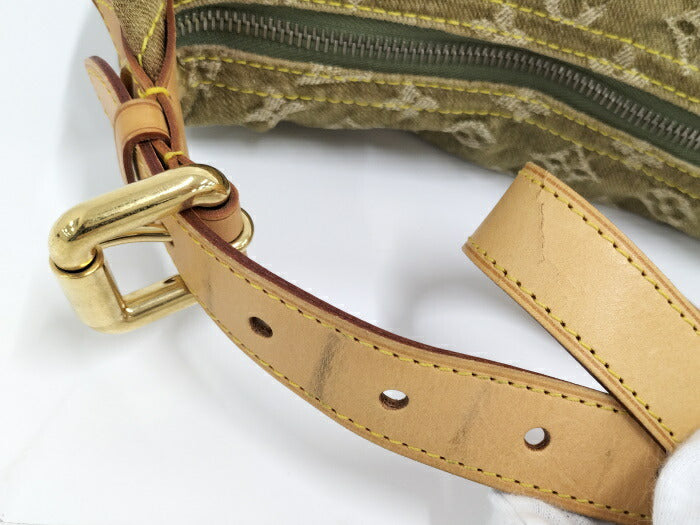 Louis Vuitton Baggy PM Monogram Denim Khaki Shoulder Bag