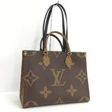 Louis Vuitton On The Go MM Monogram Reverse Giant 2way Tote Bag