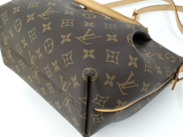Louis Vuitton Monogram Turenne PM Shoulder Bag Brown