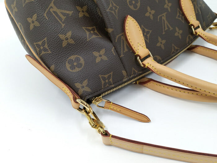 Louis Vuitton Monogram Turenne PM Shoulder Bag Brown