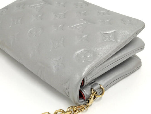 Louis Vuitton Pochette Coussin Monogram Pattern Leather Shoulder Bag