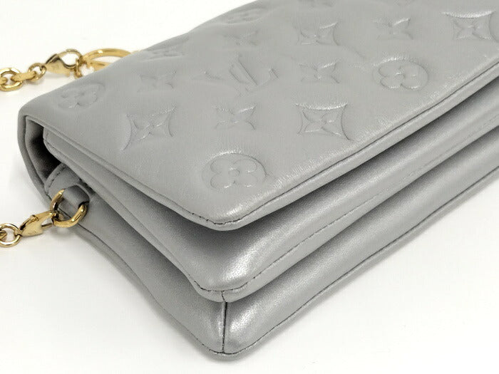 Louis Vuitton Pochette Coussin Monogram Pattern Leather Shoulder Bag