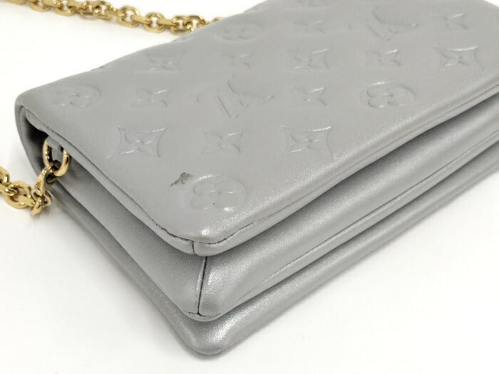 Louis Vuitton Pochette Coussin Monogram Pattern Leather Shoulder Bag