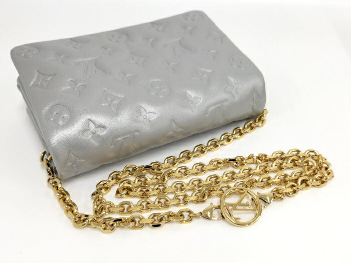 Louis Vuitton Pochette Coussin Monogram Pattern Leather Shoulder Bag