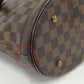 Louis Vuitton Marais Damier Leather Tote Bag Ebene Brown