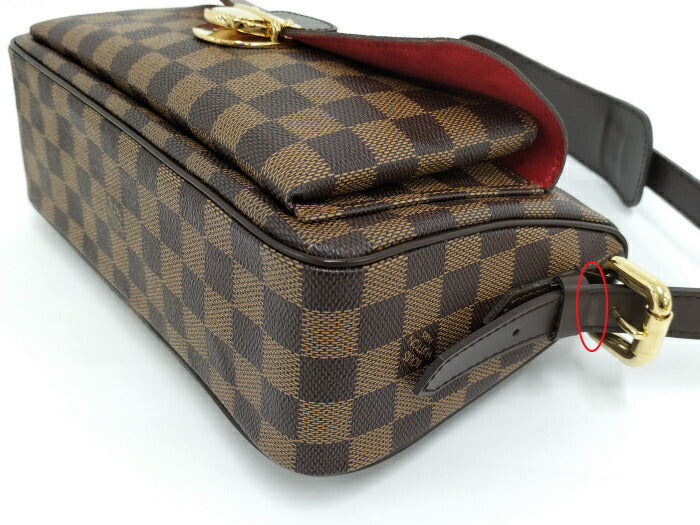 Louis Vuitton Ravello GM One Damier Leather Shoulder Bag