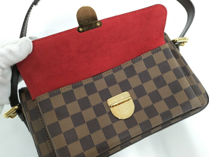 Louis Vuitton Ravello GM One Damier Leather Shoulder Bag