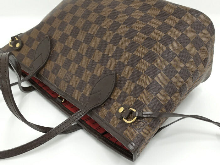 Louis Vuitton Neverfull PM  Damier Ebene Tote Bag