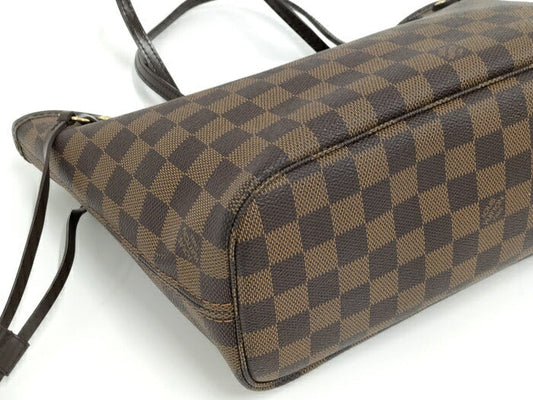 Louis Vuitton Neverfull PM  Damier Ebene Tote Bag