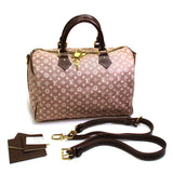 Louis Vuitton Speedy Bandouliere Monogram Ideal Sepia Mini Boston Bag