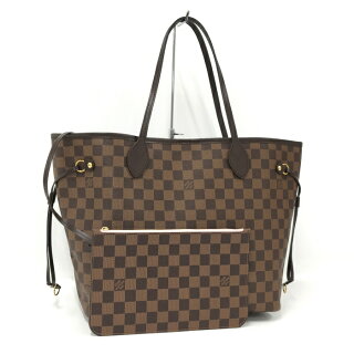 Louis Vuitton  Damier Neverfull MM Tote Bag