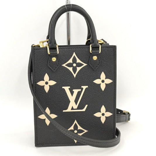 Louis Vuitton Petite Sac Plat Monogram Emplant Leather Handbag