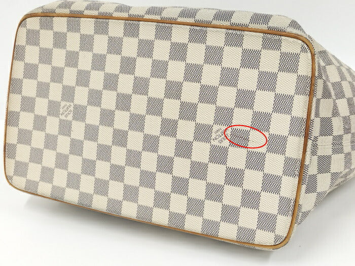 Louis Vuitton Saleya MM Damier Azur Tote Bag