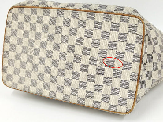 Louis Vuitton Saleya MM Damier Azur Tote Bag