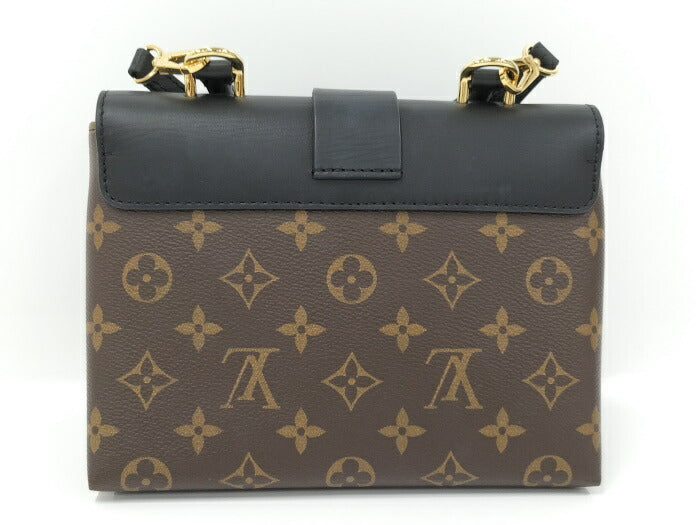 Louis Vuitton Monogram Locky BB Shoulder Bag Black