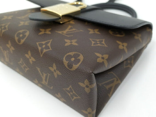 Louis Vuitton Monogram Locky BB Shoulder Bag Black