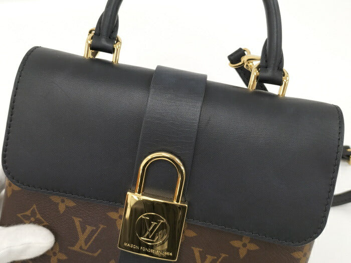 Louis Vuitton Monogram Locky BB Shoulder Bag Black