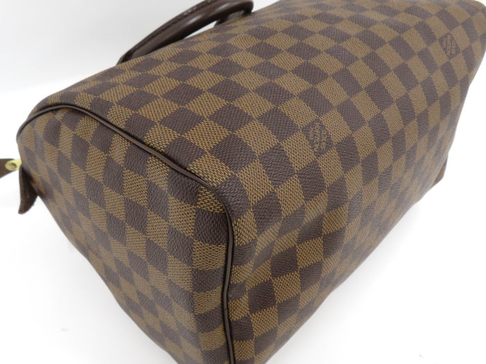 Louis Vuitton Speedy 30 Handbag Damier Ebene