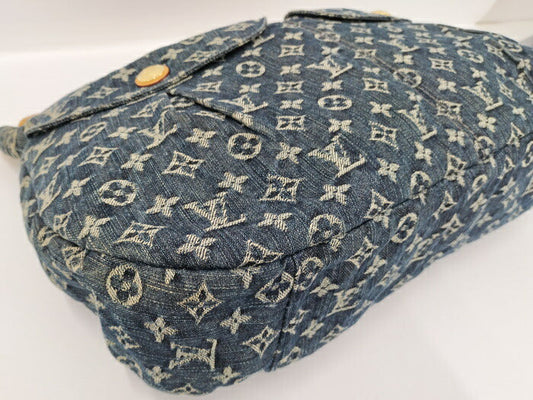 Louis Vuitton Monogram Denim Daily GM Denim Shoulder Bag
