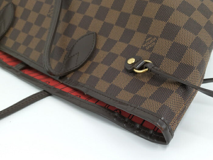 Louis Vuitton Neverfull MM  Damier Ebene Tote Bag